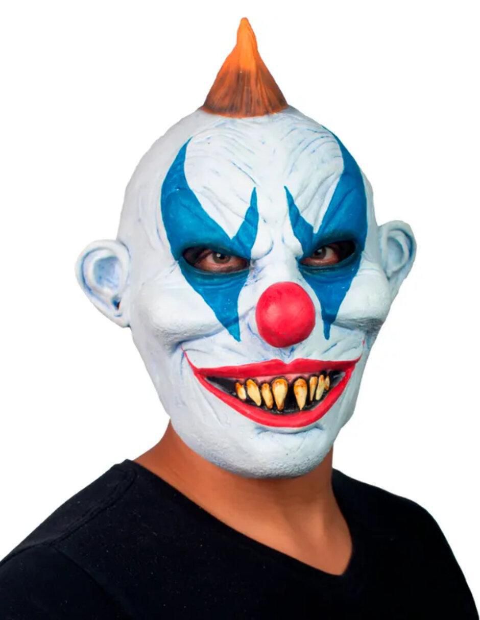 Máscara para disfraz de Payaso Dientes Chuecos Clowns